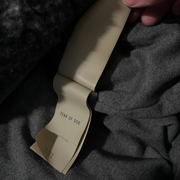 Fear Of God Polar Fleece Hoodie in Paris Sky FG24FW50 gray Fleece Schwarz MEDIUM - Picture 9 of 15